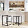 Upholstered 24" Counter Kitchen Stool Set of 2