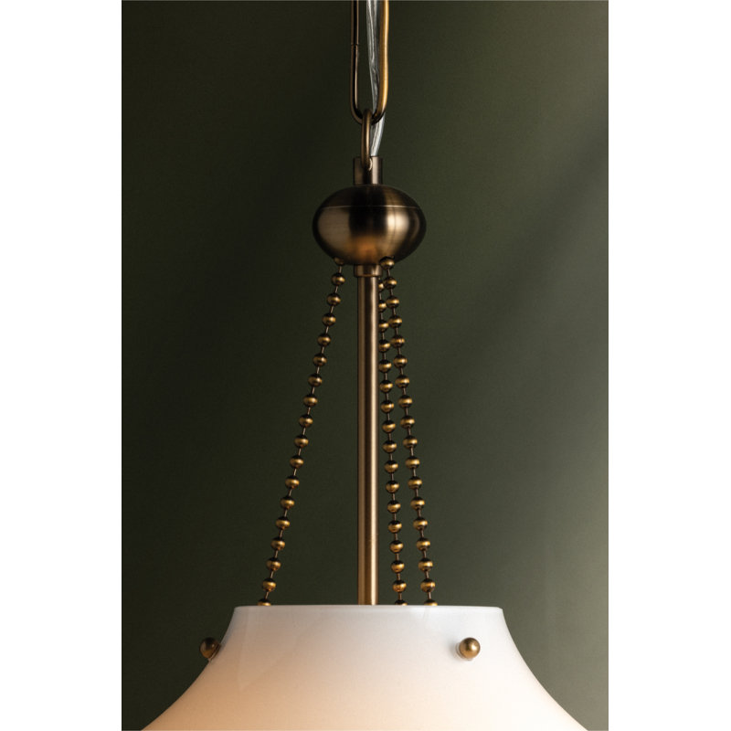 Era Pendant by Lauren Liess x Troy, 14" H x 5" W x 0.25"