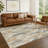 Machine Washable Indoor/Outdoor Chantille ACN2329 Stripes Rug-487810199