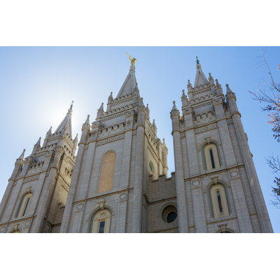 LDS Temple Spires by Alysta - Wrapped Canvas Print