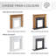 FLAMEKO 43" Fire Surround for 16" Inset Fires, Verona-1313826753