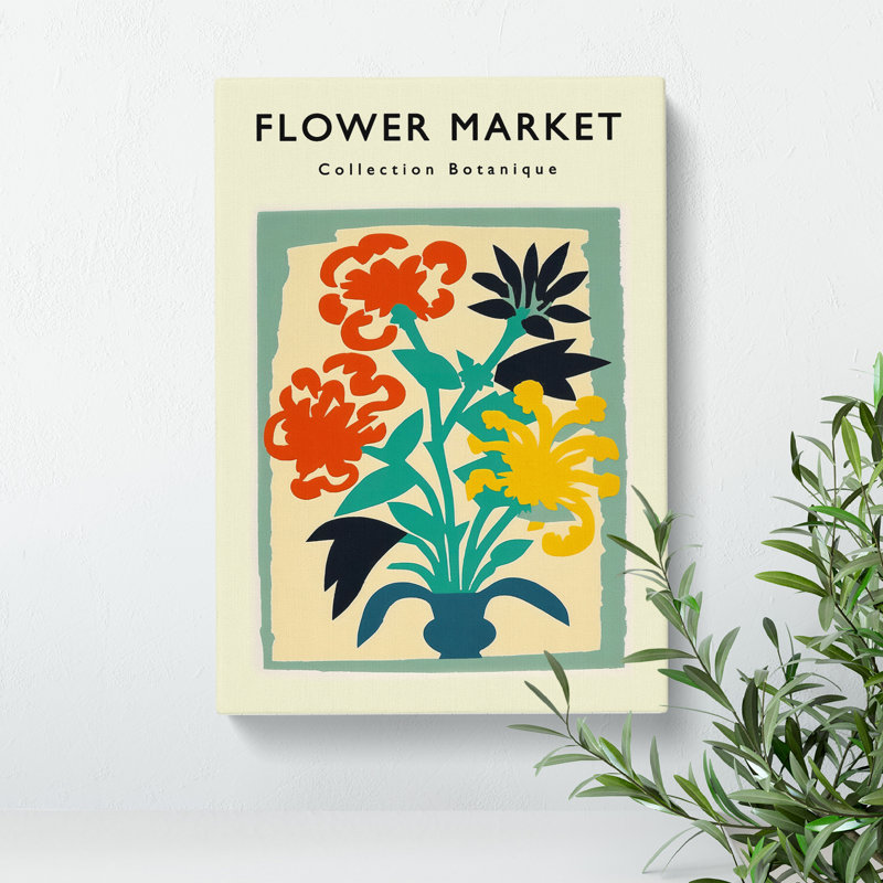 A Flower Market Exhibition Collection No.9 - Wrapped Canvas, 91cm H x 60cm W x 3cm D