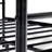 Anniston Canopy Bed with Deluxe Style Headboard and Footboard - Luxurious Metal Frame in Powder Coating Black-1781707954