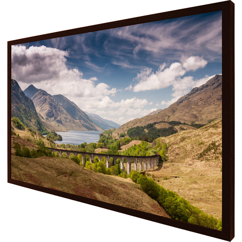 Girardville Single Picture Frame Print, 76cm H x 114cm W x 4cm D, Brown Framed