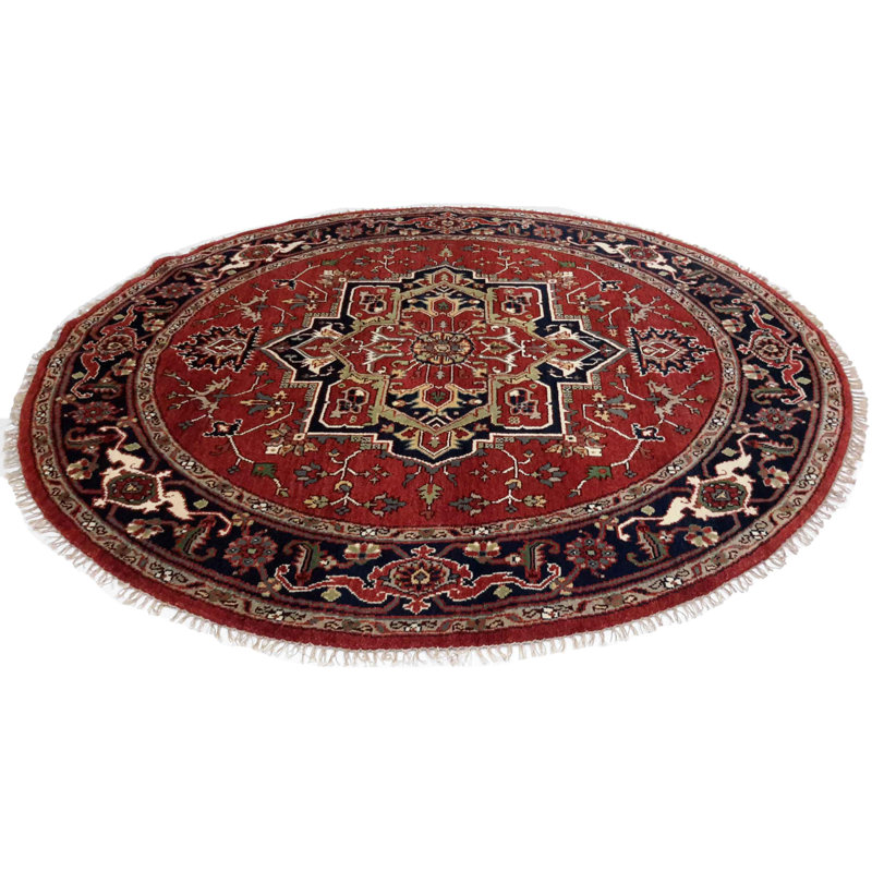 Kellow Oriental Area Rug in Red