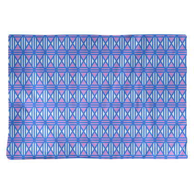 Napperon de 18 po à motif de losanges doublé classique