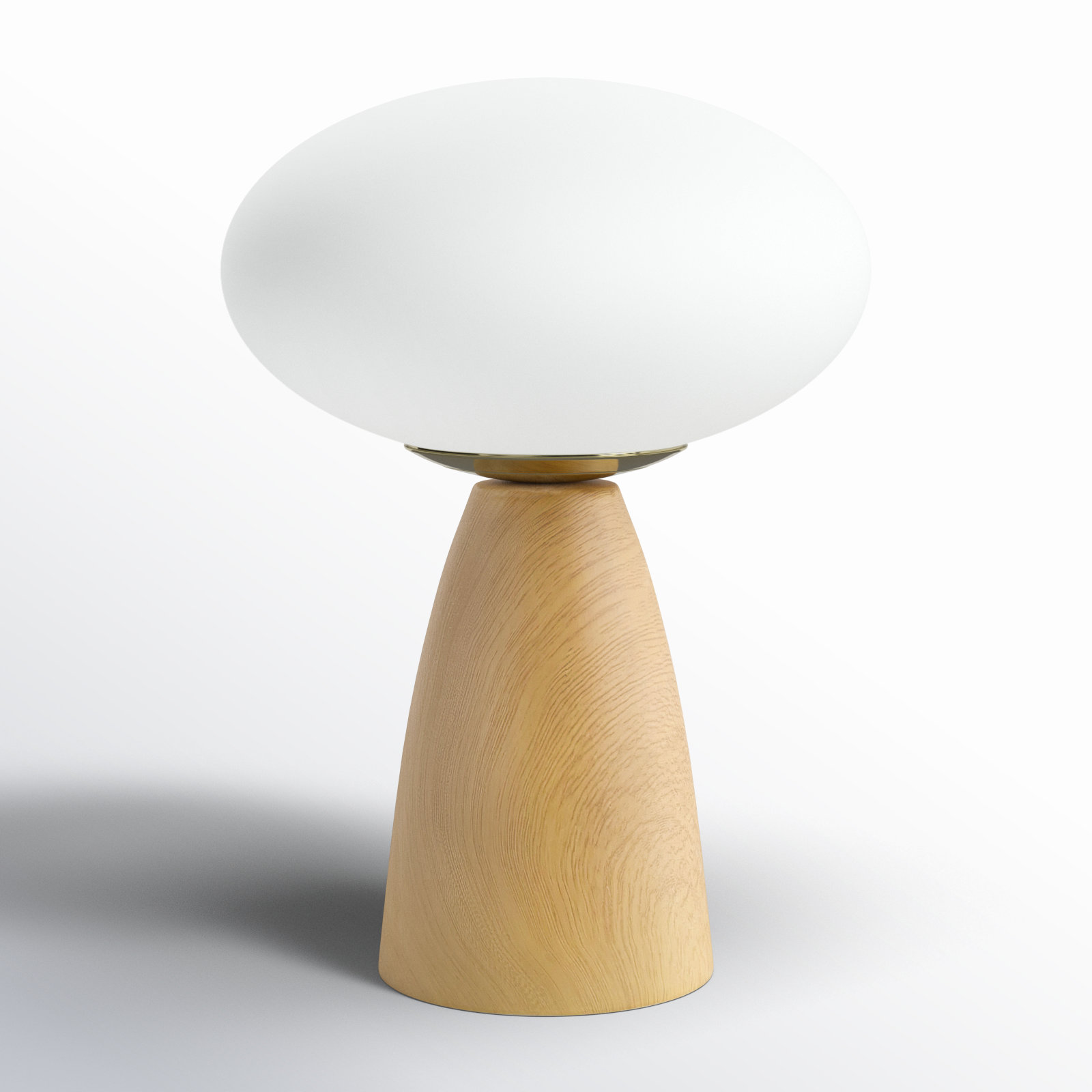 Deckard Ceramic Table Lamp, Light Brown