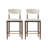 Sloane Modern Upholstered Iron Counter Stools With Open Back And Gold Accents-116098250
