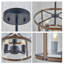 Luminaire suspendu tambour 3 lumières