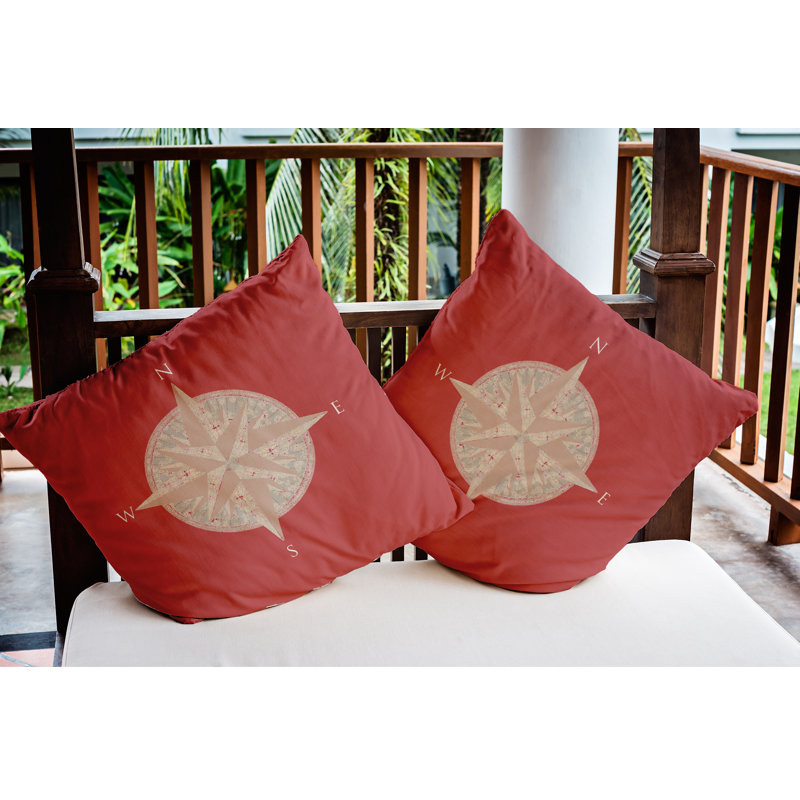Housse et insert de boussole Compass, Rouge Ligonberry, 20 po x 20 po