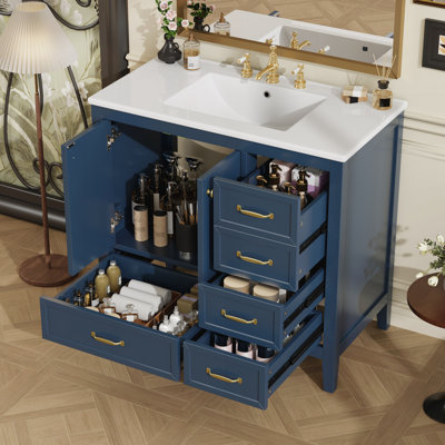 36" Bathroom Vanity with Sink