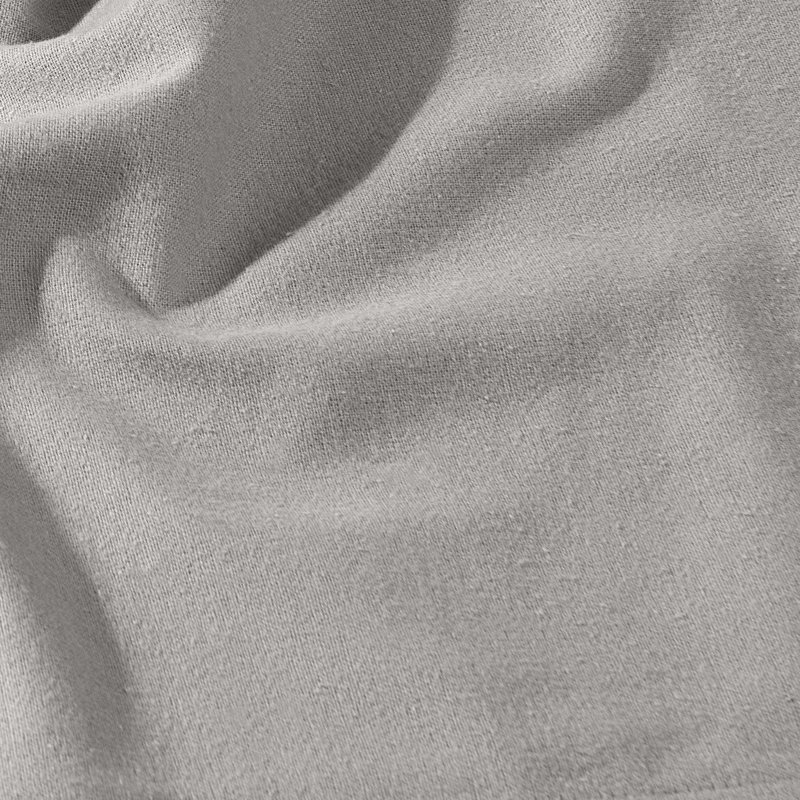 Drap-housse en flanelle de coton, Drap-housse de taille très grand, Gris clair