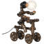 Lampe de table brune 13 po Chidi