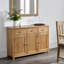 Herberts 128cm Solid Wood Sideboard