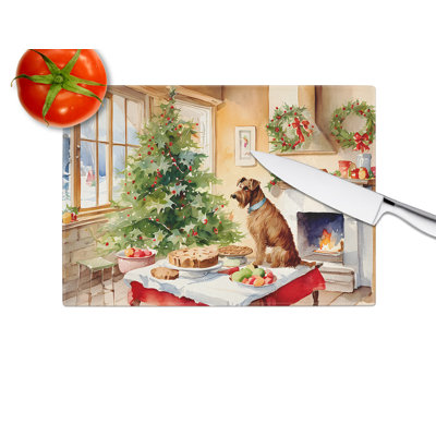 Planche à découper en verre Irish Christmas