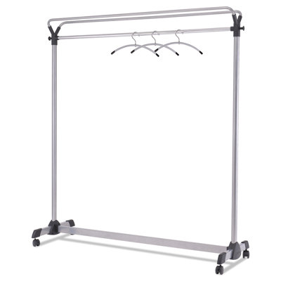 60'' Adjustable Rolling Clothes Rack
