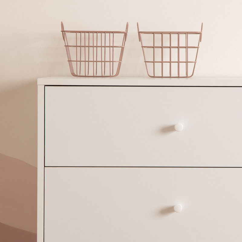 Central Park 3 - Drawer Dresser, White/Natural