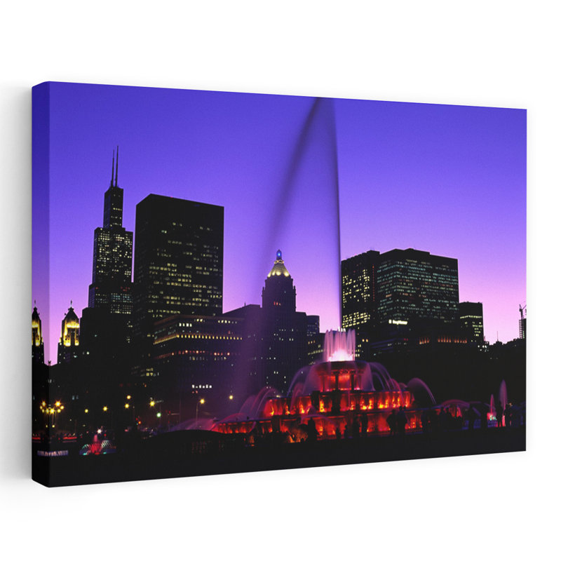 Chicago Illinois USA by Alan Klehr - Wrapped Canvas Print, 101.6 cm H x 152.4 cm W