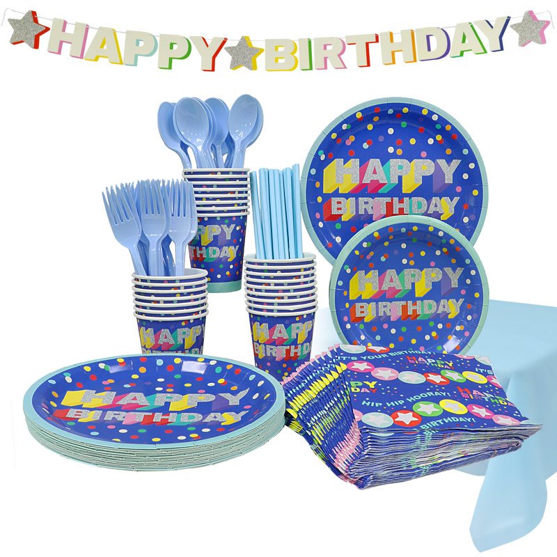Ensemble d'accessoires de fête d'anniversaire