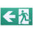 Running Man Green Combo Exit Sign/Emergency Light - 120/347V - 2HR Backup - Single/Dual Face - Universal Mounting - Wet Location - Remote-Capable