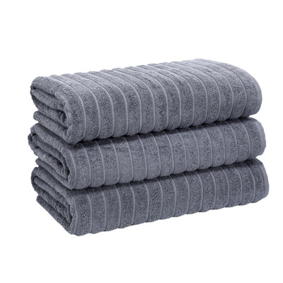 Fralick Ribbed Turkish Cotton Bath Sheet Set