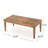 Ajuni Rectangular Aluminum Outdoor Coffee Table-1729794522