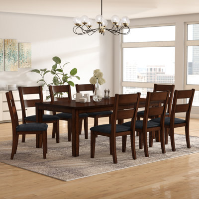 Mcvey 9-Piece Extendable Dining Table Set