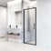 Astoria 76" H Framed Sliding  Pivot Shower Door with 5/16" Clear Glass