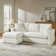 Chifley 85" Slipcovered Down Fill Sofa with Interchangeable Chaise Lounge