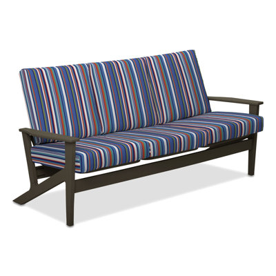 Chrisa 74.5'' Wide Patio Sofa with Cushions
