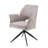 Fabric Dining Chair Set Of 2 Modern Soft Cushioned Rotating Dining Chairs, Comfortable Backrest Armchair, Kitchen/Living Room/Home Office Wheelchair,Gray-1158672378