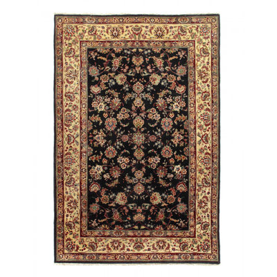 Navy Sino Persian Tabriz Design 4' x6'