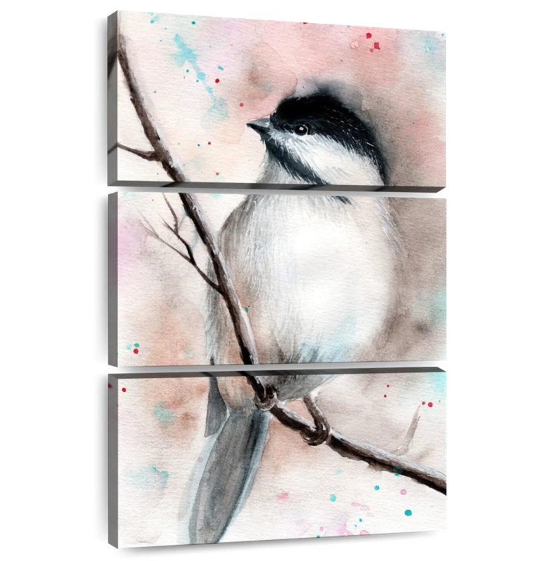 Brampt Chickadee Songbird, 57" H x 36" W