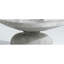 Table basse, finition grise patinée