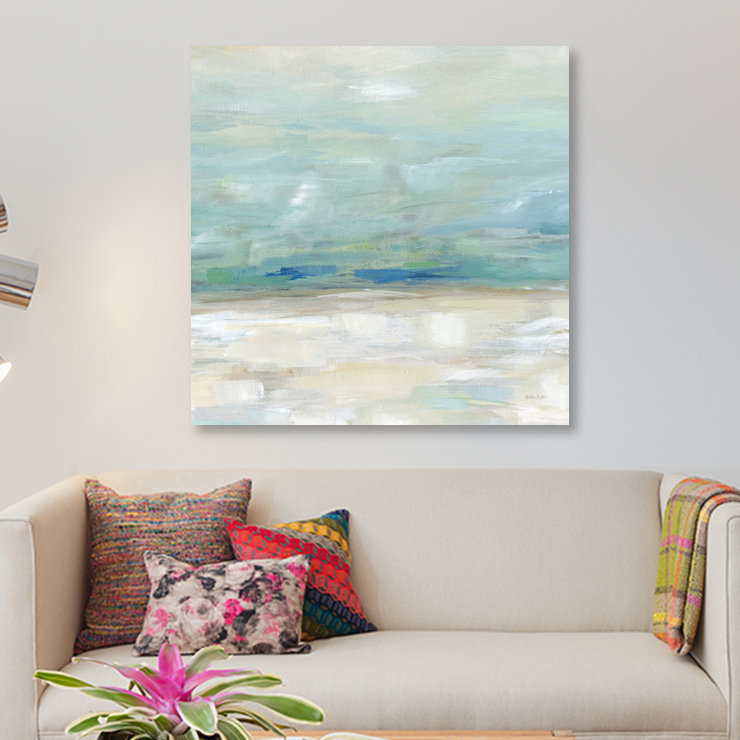 «Skyline II», reproduction sur toile, H 12 po x l 12 po x P 1,5 po, Pas de tapis, Toile tendue