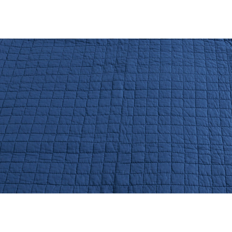 Jeté en coton CTthrow quit, Bleu marine