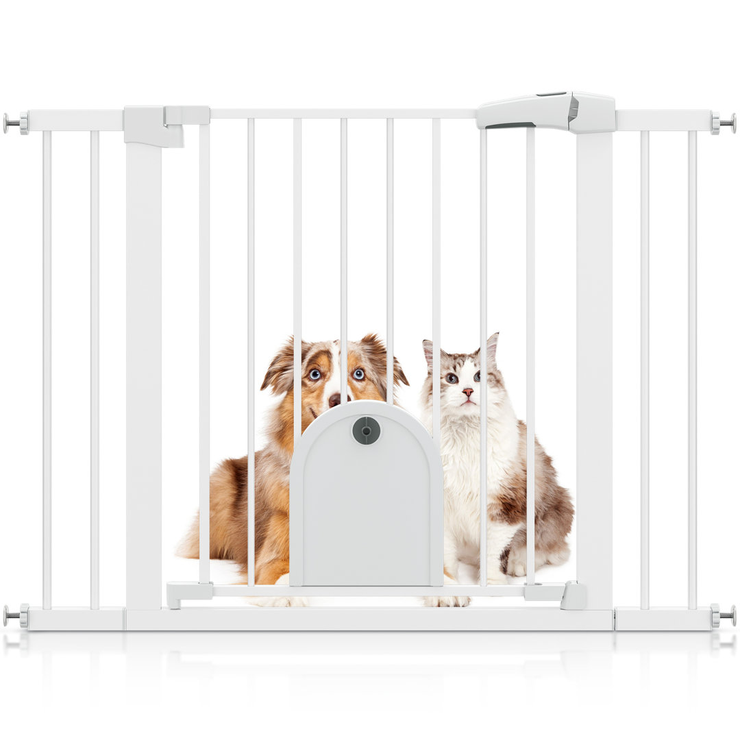 Durer Metal Pressure Mounted Pet Gate With Door Tucker Murphy Pet™