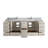 Aberdeen 84'' Double Bathroom Vanity with Quartz Top-94240505-94240489