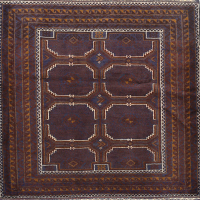 Tapis rouge / orange Southwestern