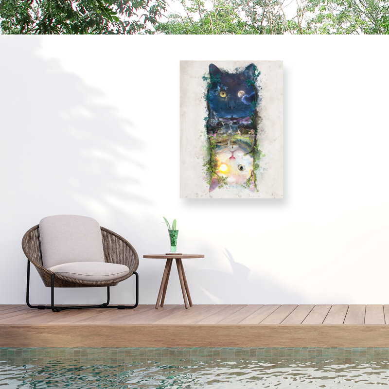Toile d'extérieur Barrett Biggers Catshadow, H 24 po x l 32 po