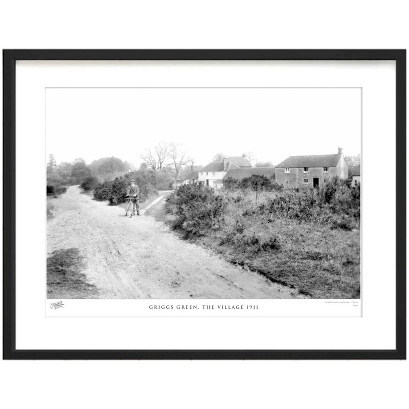 Griggs Green, The Village 1911 by Francis Frith - Single Picture Frame Print, 60cm H x 80cm W x 2.3cm D