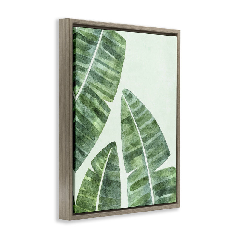 Cadre flottant Banana Leaf, Cadre flottant orme Montalcino, H 21 po x l 17 po