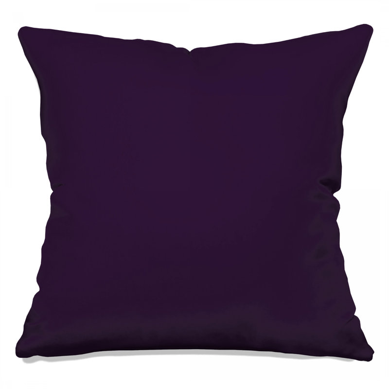 Coussins décoratifs unis de couleur unie, 20 x 20 pouces