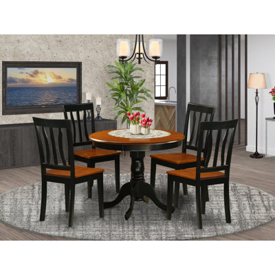 Baconton 5 Piece Dining Set by Charlton Home