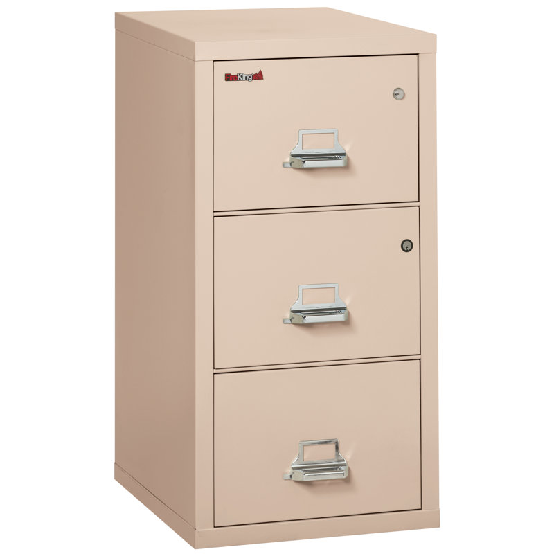 Legal 3 - Drawer File Cabinet, Champagne, Parchment