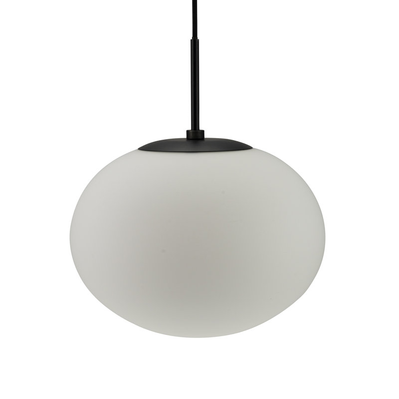 1 - Light Black/White Sphere Pendant