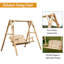 Hugo 300 Person Pine Porch Swing