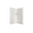 FlexStone Splendor 40"W x 40"D x 80"H Corner Shower Surround in Creme Travertine-68449691
