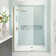 Elyse XL 32 in. W x 80 in. H Fixed Frameless Shower Door with Clear Star Cast Glass