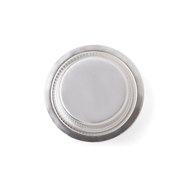 Jarware 3,25 po couvercle en acier inoxydable